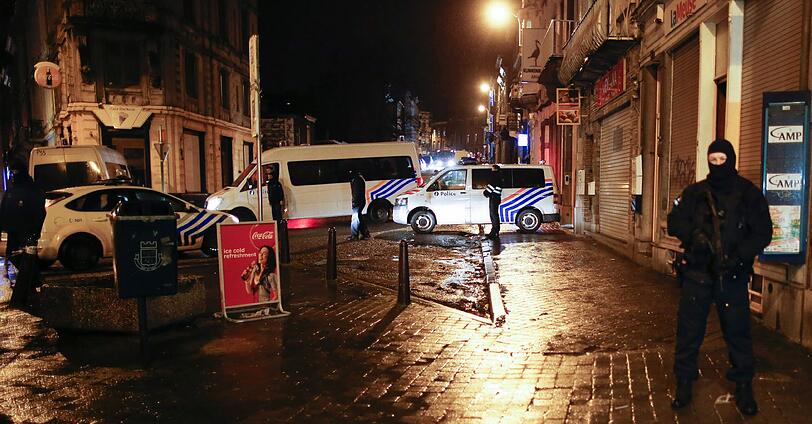 Bilder aus Verviers: Bei dem Anti-Terroreinsatz sind mehrere Menschen getötet worden.