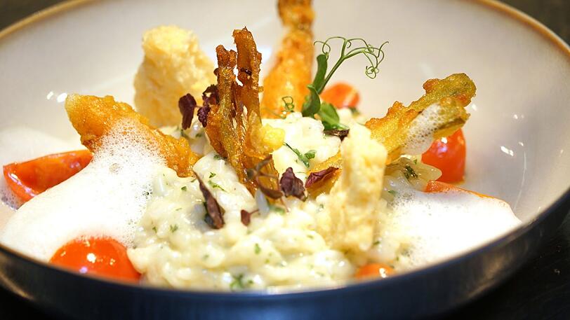3. Gang: Heumilch-Sauerrahm-Risotto