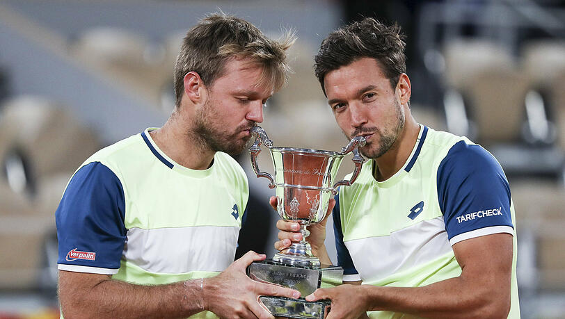 Kevin Krawietz und Andreas Mies gewinnen erneut die French Open im Doppel.