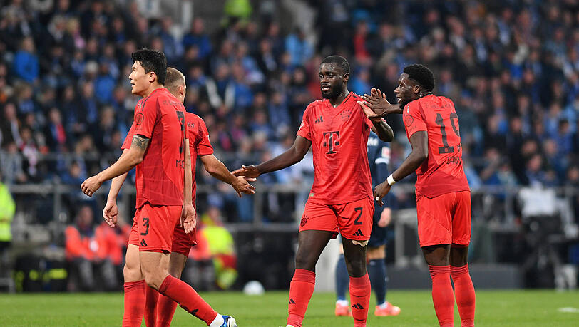 Min-jae Kim, Dayot Upamecano und Alphonso Davies.