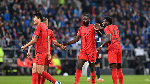 Min-jae Kim, Dayot Upamecano und Alphonso Davies.