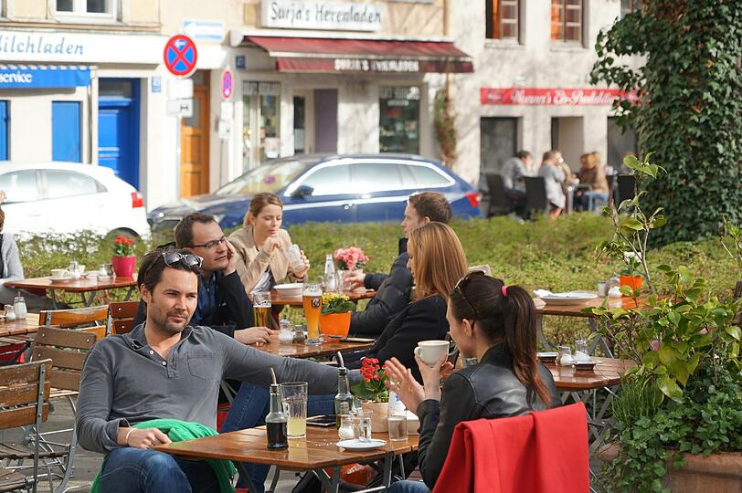 So genießen die Münchner das herrliche Frühlingswetter am Wochenende.
