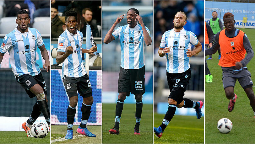 Die fünf Winterneuzugänge der Löwen: Amilton, Lumor, Ba, Gytkjaer und Boya. Die fünf Winterneuzugänge der Löwen: Amilton, Lumor, Ba, Gytkjaer und Boya.
