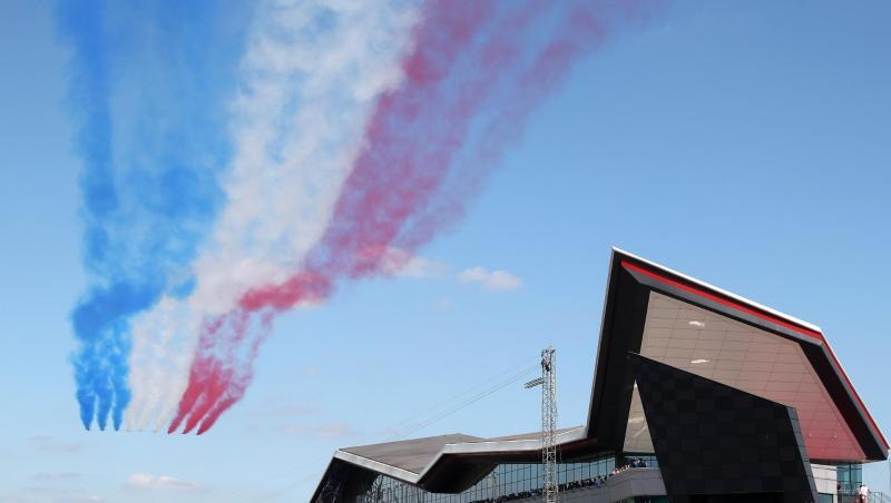 Formel-1-Traditionsstrecke in Großbritannien: Der Kurs von Silverstone. Formel-1-Traditionsstrecke in Großbritannien: Der Kurs von Silverstone.