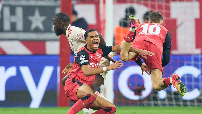 Innenverteidiger Dayot Upamecano (freie Gelenkkörper im Knie) könnte es schaffen bis zum Finale dahoam am 31. Mai (Archivbild). Innenverteidiger Dayot Upamecano (freie Gelenkkörper im Knie) könnte es schaffen bis zum Finale dahoam am 31. Mai (Archivbild).