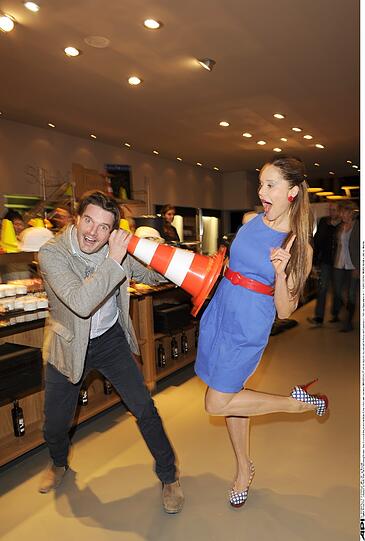 Stars feiern im Restaurant Olympiasee eine kulinarische Party: Mit dabei Doreen Dietel, Wigald Boning, Simone Ballack