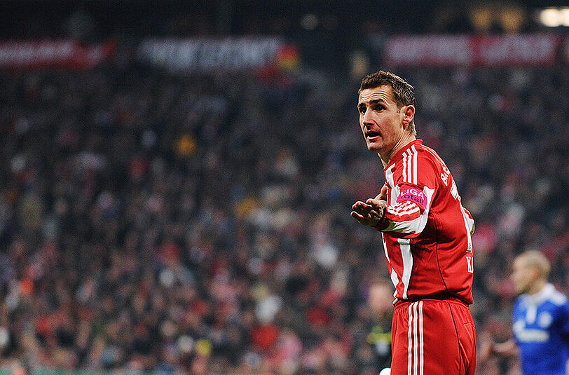 Miroslav Klose kam 2007 vom SV Werder Bremen und wechselte 2011 nach Italien zu Lazio Rom.