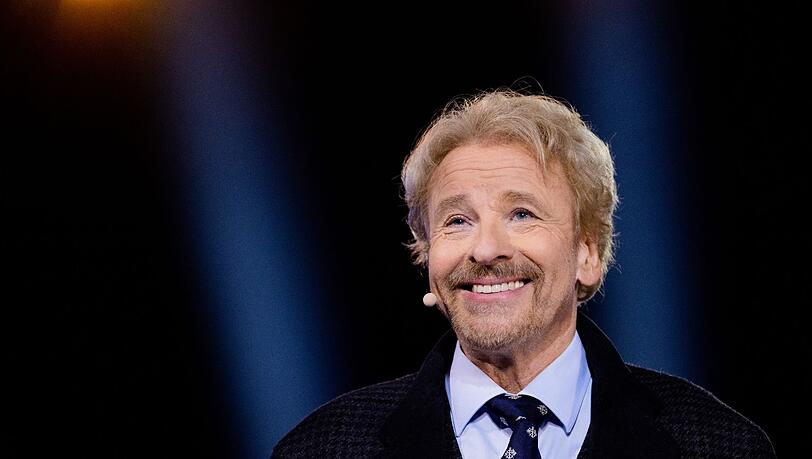 Thomas Gottschalk bei der RTL-Oster-Produktion "Die Passion". Schon hier war Thomas Gottschalk ohne Locken mit kürzeren Haaren zu sehen.