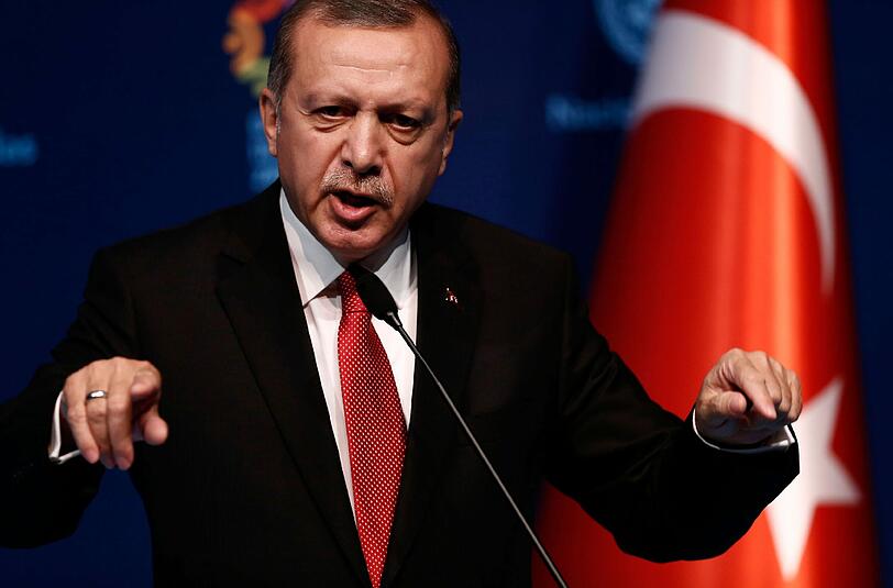 Nicht erfreut: Der türkische Präsident Recep Tayyip Erdogan.