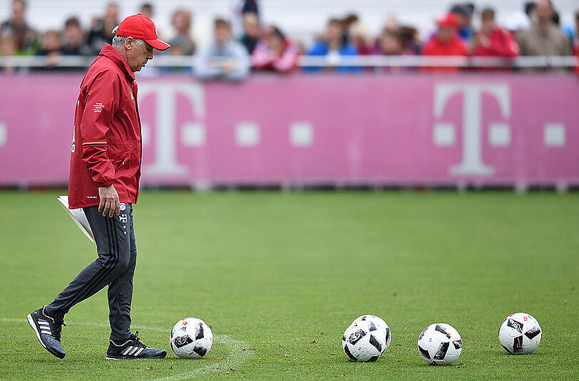 Carlo Ancelotti löste Pep Guardiola als Bayern-Trainer ab.