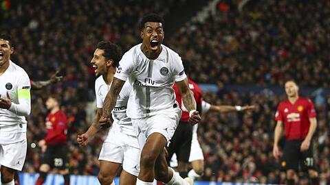 Presnel Kimpembe feiert sein Tor zum 1:0 von PSG.