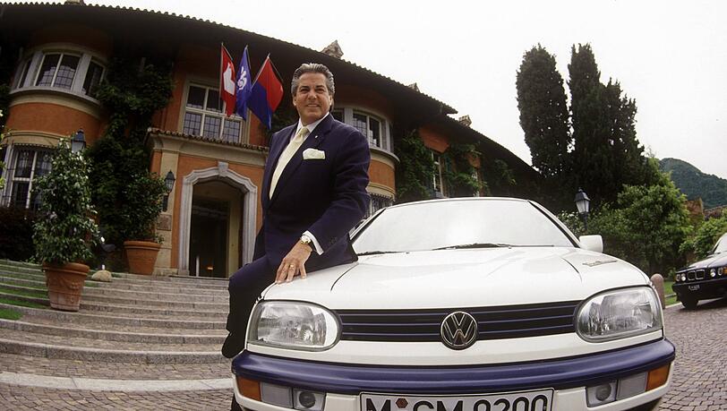 Michael Cromer, der Gründer von MCM, 1998 in Lugano. Michael Cromer, der Gründer von MCM, 1998 in Lugano.