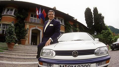 Michael Cromer, der Gr&uuml;nder von MCM, 1998 in Lugano.
