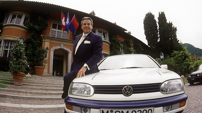 Michael Cromer, der Gr&uuml;nder von MCM, 1998 in Lugano.