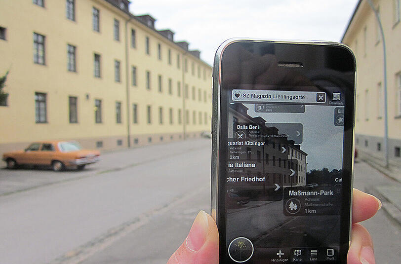 Mit der App von Metaio wird die Handykamera zum multimedialen Kompass.