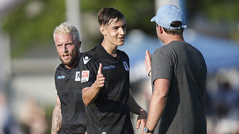 Der 19-jährige Florian Neuhaus steht in Stuttgart in der Startelf des TSV 1860.