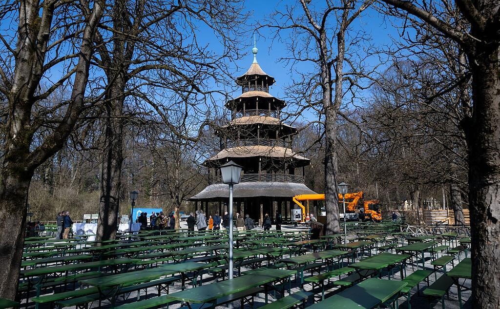 Chinesischer Turm im Englischen Garten erstrahlt neu Abendzeitung München