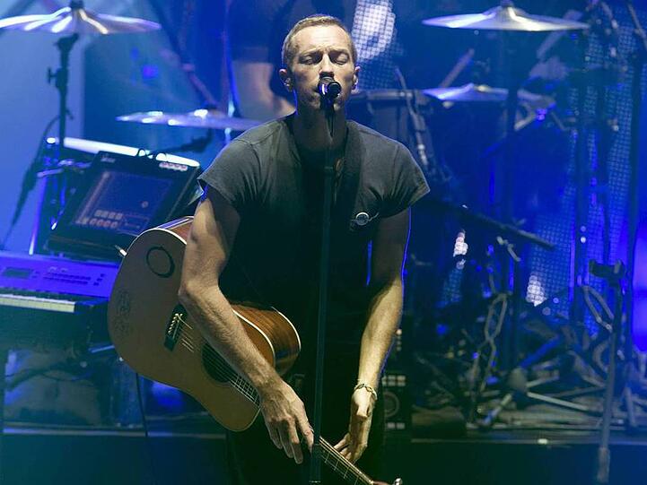 Drei Monate nach der Trennung: Coldplay-Sänger Chris Martin bei den "MTV Video Music Awards" in Japan