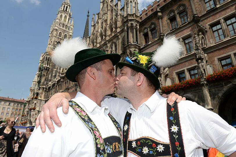 Die Bilder vom Christopher Street Day in der Münchner Innenstadt