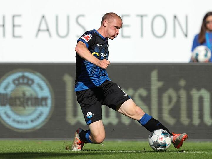 Paderborns Sven Michel ist mit seinem Siegtreffer in der Nachspielzeit zum Matchwinner geworden.