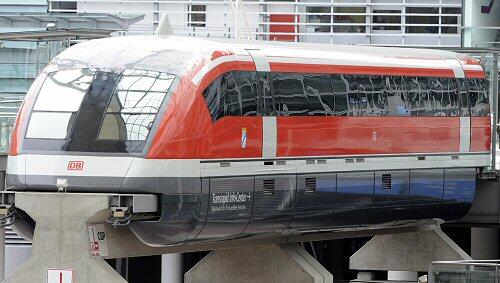 Beim Modell bleibt es: Der Transrapid.