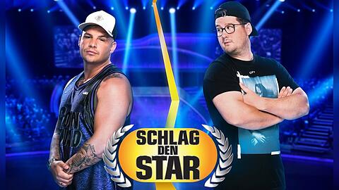 Pietro Lombardi (li.) wollte gegen Chris Tall bei "Schlag den Star" gewinnen. Gereicht hat es am Ende nicht.