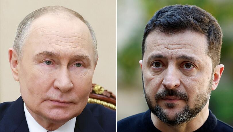 Kremlchef Putin hat hohe Hürden vor einer Begegnung mit dem Ukrainer Selenskyj aufgebaut. (Archivbild)