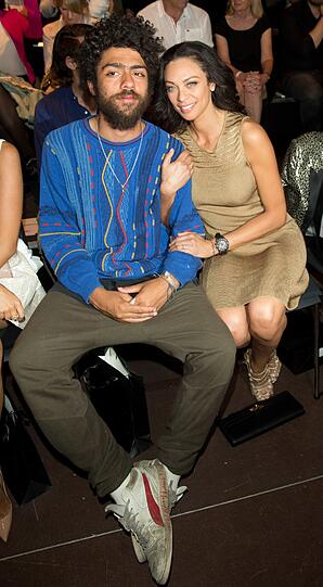 Noah Becker und Lilly Becker bei der Mercedes-Benz Fashion Week 2015