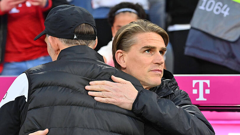 Trainerwechsel? Davon wollen Sportdirektor Christoph Freund (r.) sowie Sportvorstand Max Eberl nichts wissen, nehmen stattdessen die Mannschaft in die Pflicht und stärken Thomas Tuchel (l.). Trainerwechsel? Davon wollen Sportdirektor Christoph Freund (r.) sowie Sportvorstand Max Eberl nichts wissen, nehmen stattdessen die Mannschaft in die Pflicht und stärken Thomas Tuchel (l.).