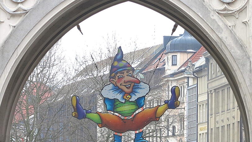 An Fasching übernehmen die Narren die Innenstadt. An Fasching übernehmen die Narren die Innenstadt.