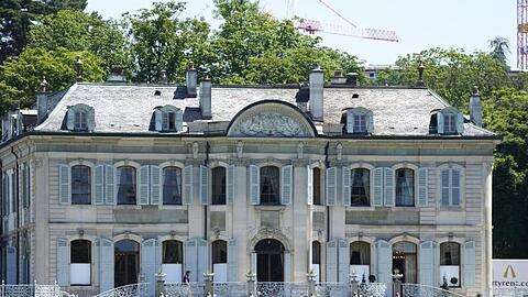 Die Villa la Grange in Genf. Hier kommen am Mittwoch US-Präsident Biden und der russische Präsident Putin zusammen.