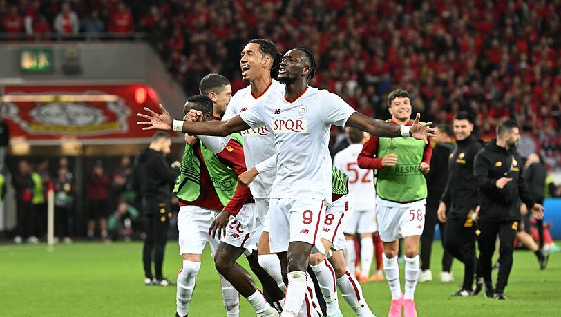 AS Rom setzte sich im Halbfinale der Europa League gegen Leverkusen durch.