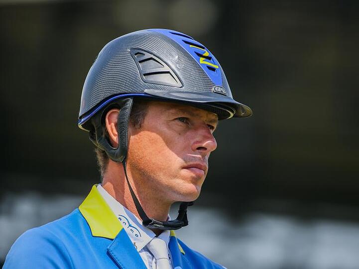 Springreiter Christian Ahlmann. Foto: Rolf Vennenbernd/Archiv