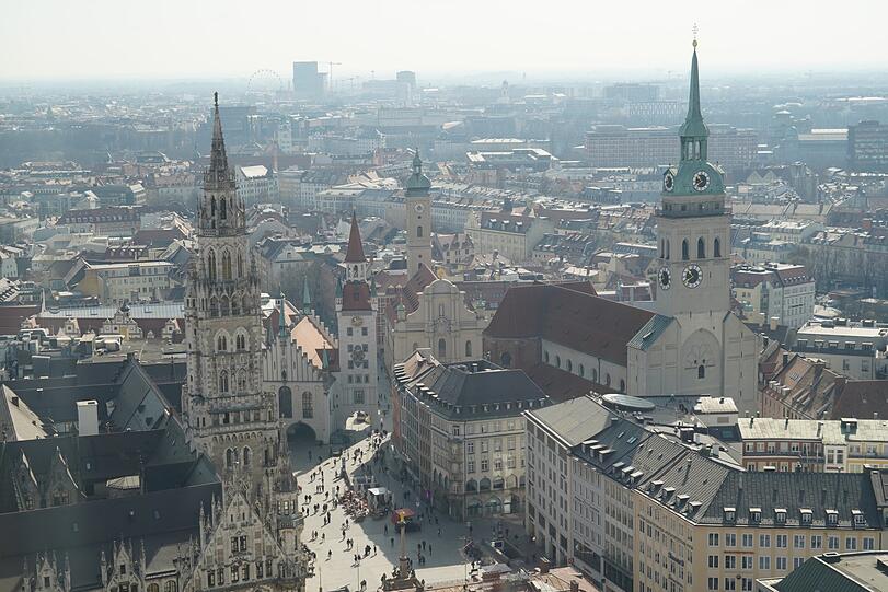 Von oben hat man die gesamte Altstadt (und noch viel mehr) im Blick.