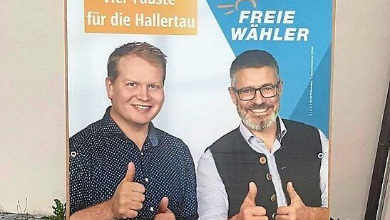 Zwei Herren von den Freien Wählern.