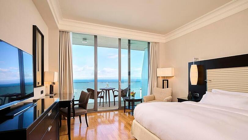Aufwachen und aus dem Deluxe-Zimmer das Meer sehen, schön, oder? Aufwachen und aus dem Deluxe-Zimmer das Meer sehen, schön, oder?