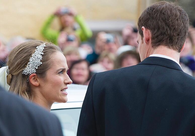 Andy Murray hat seine Jugendliebe Kim Sears in seiner schottischen Heimatstadt Dunblane geheiratet. Die Bilder.