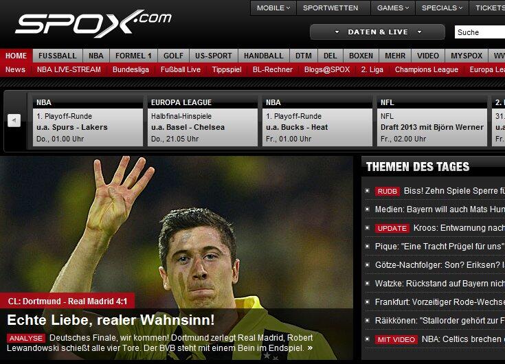 "Echte Liebe, realer Wahnsinn", sinniert "spox.com" über den überragenden Sieg des BVB gegen die Madrider.