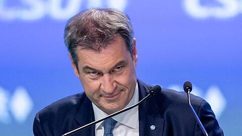 Parteichef Markus Söder beim CSU-Parteitag in Nürnberg am vergangenen Wochenende.
