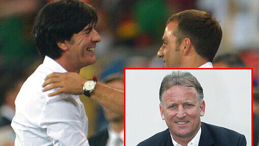 Jubeln in Lemberg: Bundestrainer Joachim Löw (r.) und sein Assistent Hansi Flick. In der AZ schreibt Andreas Brehme seine EM-Kolumne Jubeln in Lemberg: Bundestrainer Joachim Löw (r.) und sein Assistent Hansi Flick. In der AZ schreibt Andreas Brehme seine EM-Kolumne