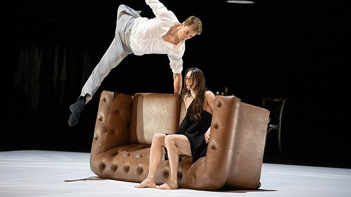 Ksenia Ryzhkova und Jonah Cook im Ballettabend "Heute ist morgen" im vergangenen Juni im Prinzregententheater.