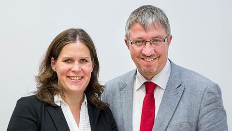 Christian Müller und Verena Dietl übernehmen als Doppelspitze bei der SPD.
