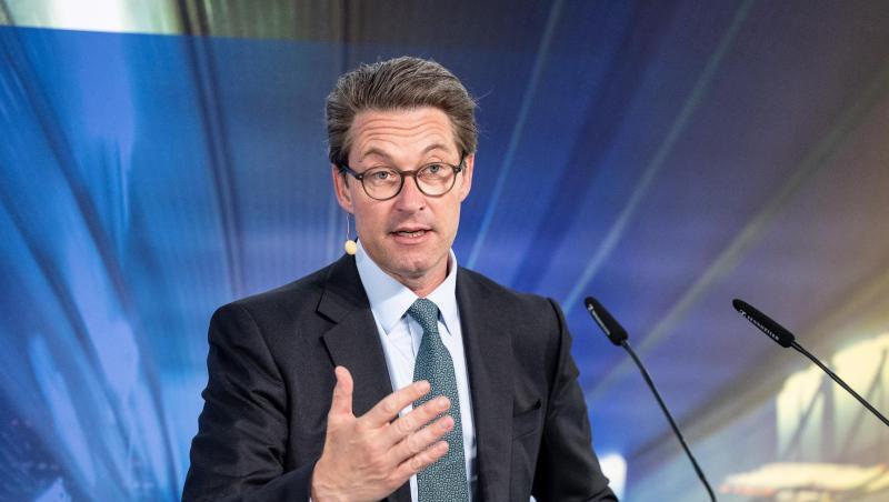 Andreas Scheuer (CSU), Bundesverkehrsminister, spricht.