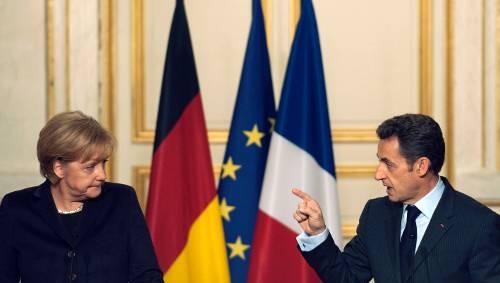 Krisen-Konsultationen: Angela Merkel und Nicolas Sarkozy. Krisen-Konsultationen: Angela Merkel und Nicolas Sarkozy.