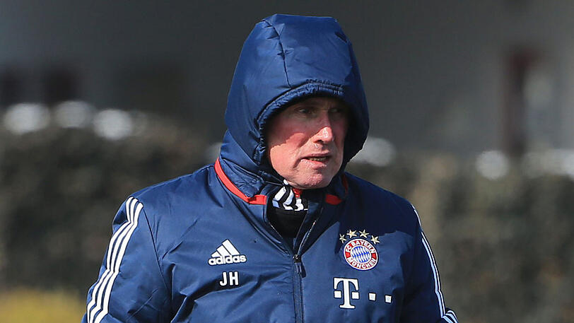 Dick eingepackt: Trainer Jupp Heynckes.