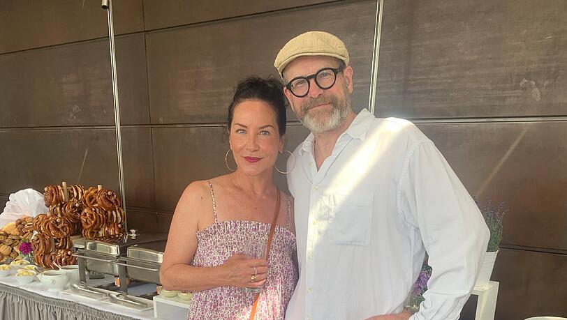 Schauspielerin Marisa Burger und Schauspieler Thomas Limpinsel