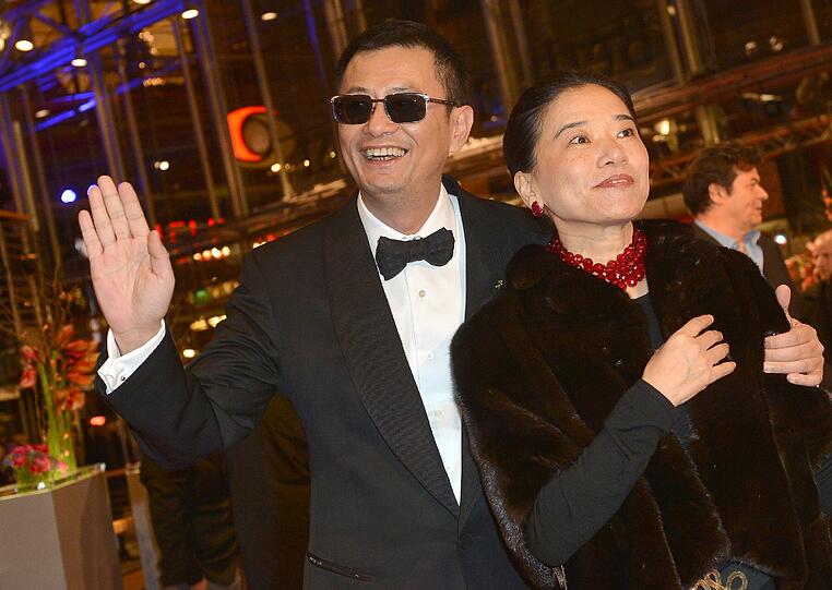 Jury-Präsident Wong Kar Wai mit Ehefrau Esther.