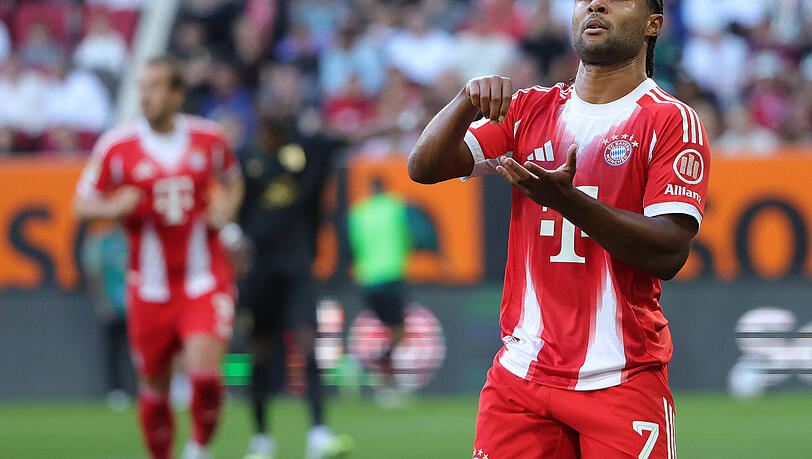 Sicherte sich durch sein Tor beim FCA den dritten Scorerpunkt in dieser Bundesligasaison: Serge Gnabry. Sicherte sich durch sein Tor beim FCA den dritten Scorerpunkt in dieser Bundesligasaison: Serge Gnabry.