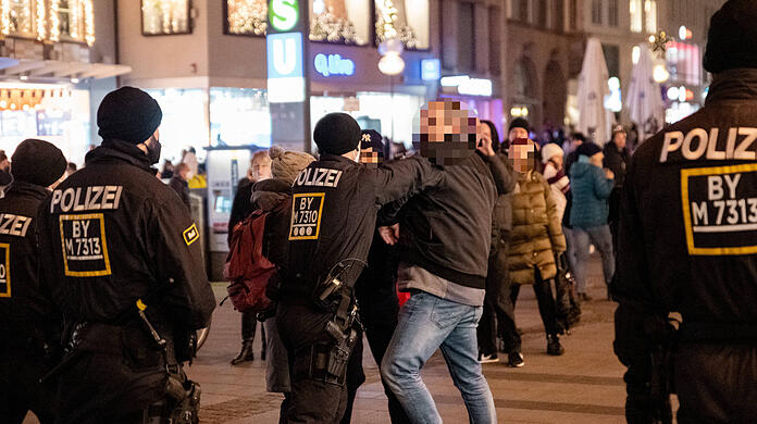 Rund 1.000 Beamte waren am Mittwoch im Einsatz. (Archivbild)