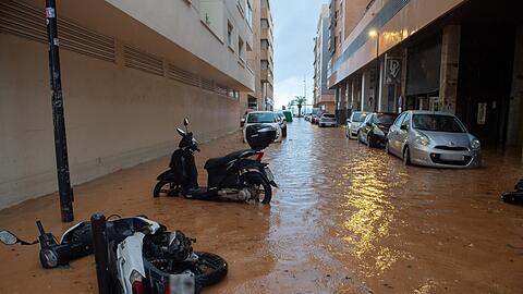 So viel Regen fällt auf Ibiza sonst in einem halben Jahr.